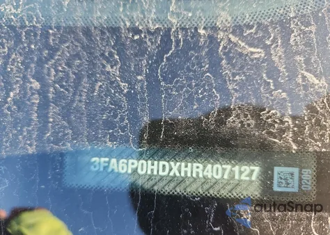 2017 Ford Fusion Se из США, поврежденный, VIN 3FA6P0HDXHR407127